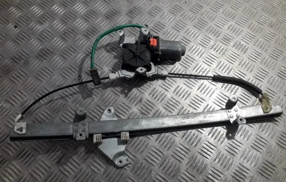 Sliding door window regulator with motor