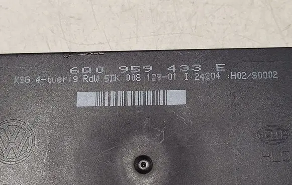Seat Ibiza III (6L) Comfort/convenience module 6Q0959433E 5DK00812901 24204