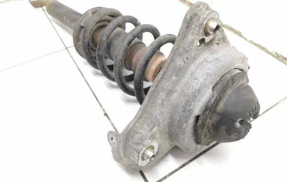 Front shock absorber with coil spring