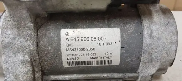 Mercedes-Benz A W176 Starter motor A6459060800 MS4380002050