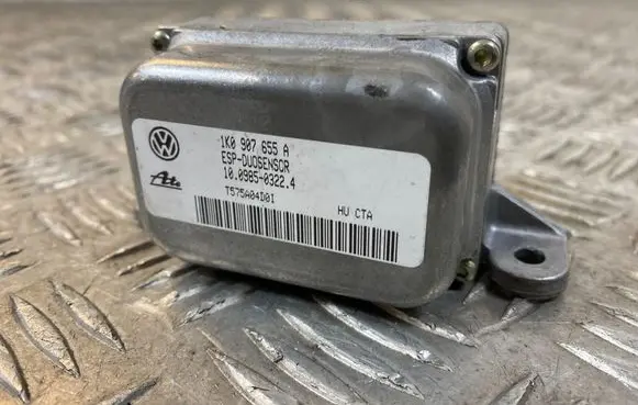 Audi A3 S3 8P ESP acceleration yaw rate sensor 1K0907655A T575A04D01 10098503224