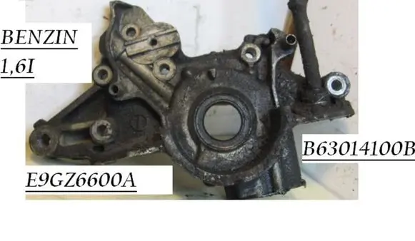 Mazda 323 Oil pump E9GZ6600A B63014100B