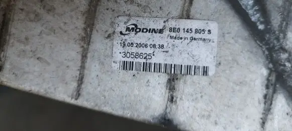 Audi A4 S4 B7 8E 8H Intercooler radiator 8E0145805S