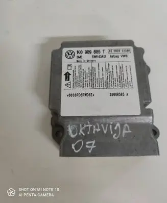 Skoda Octavia Mk2 (1Z) Airbag control unit/module 1K0909605T 5WK43412 05H020S2300