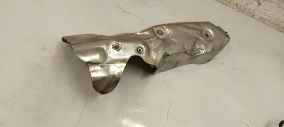 Heat shield in engine bay