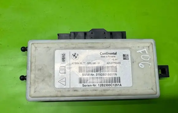 BMW 5 F10 F11 Airbag control unit/module 9280186 31928018601N 12B2300C1251A