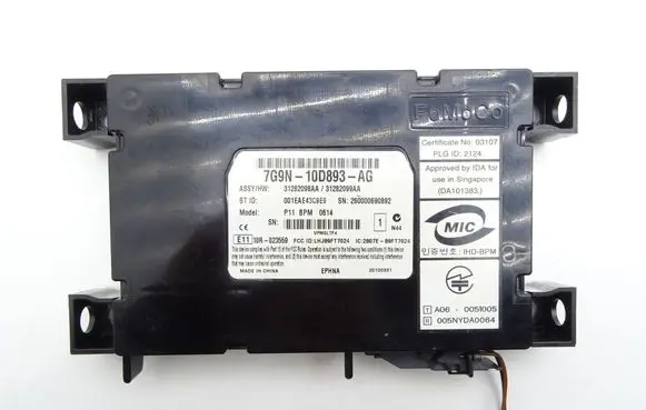 Jaguar XF X250 Bluetooth control unit module 7G9N10D893AG 31282098AA 31282099AA