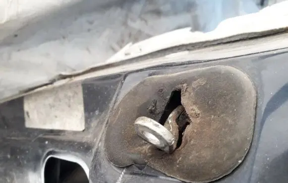 Renault Laguna I Front door check strap stopper 
