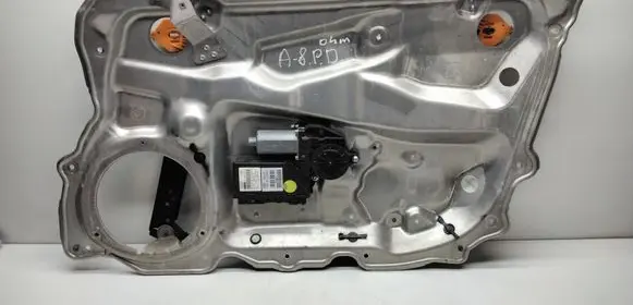 Audi A8 S8 D3 4E Front door window regulator with motor 4E0837850 4E1959802B