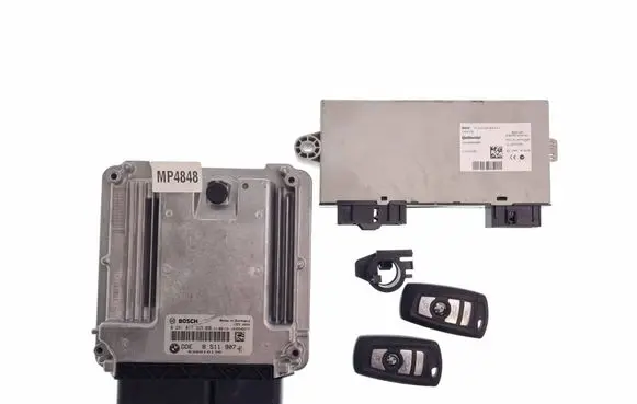 BMW 5 F10 F11 Engine ECU kit and lock set 8511907 0281017325 030010136