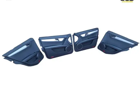 Mercedes-Benz C W204 Door card panel trim set A2047300322 0006061245 A2045402710