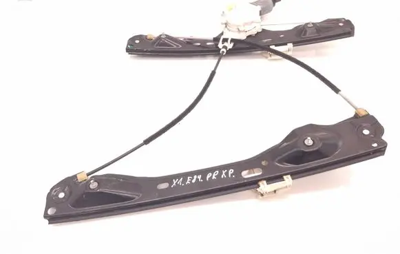 Front door window regulator with motor