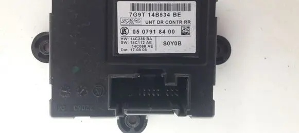 Ford S-MAX Door control unit/module 0507918400 7G9T14B534BE