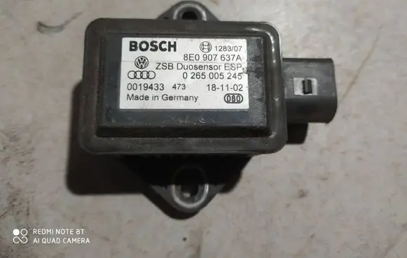 Volkswagen PASSAT B5.5 ESP acceleration yaw rate sensor 8E0907637A