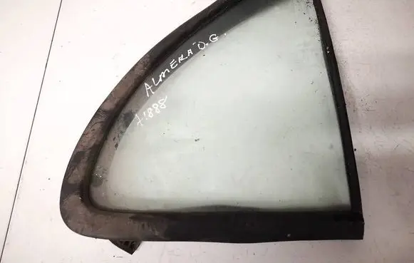Nissan Almera Rear vent window glass as2