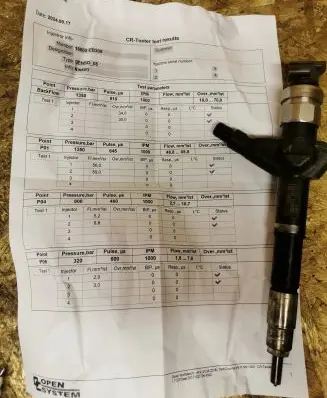 Nissan Navara D40 Fuel injector 16600EB300 12G13120