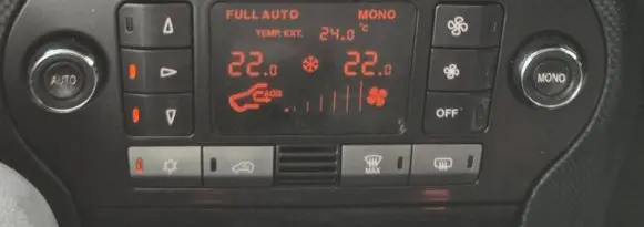Fiat Bravo Climate control/heater control trim 735516376