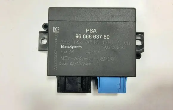 Peugeot 3008 I Parking PDC control unit/module 9666663780