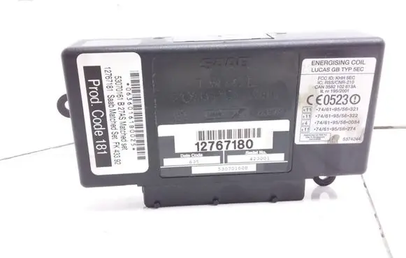 Saab 9-5 Comfort/convenience module 12767180 423001 53070160B