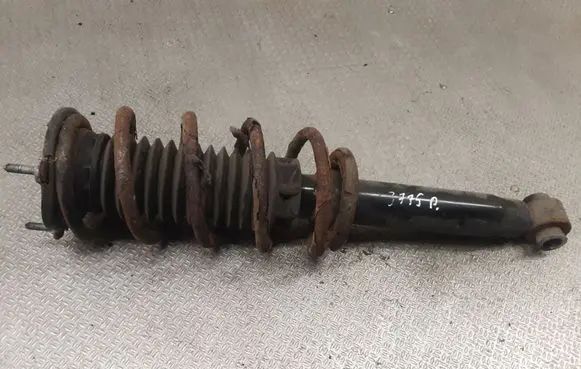 Front shock absorber with coil spring