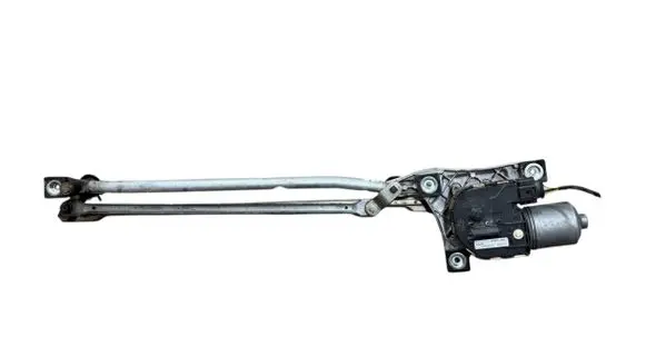 Front wiper linkage and motor