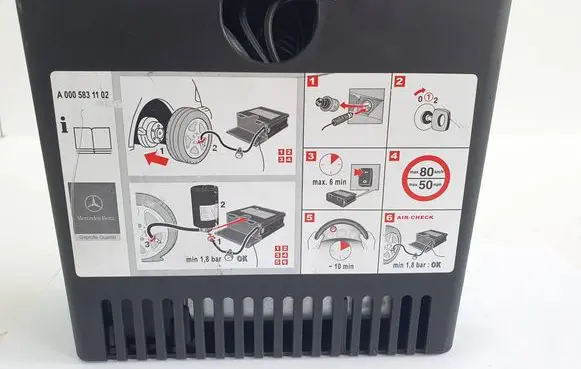 Mercedes-Benz E W212 Tire air pump compressor A0005831102
