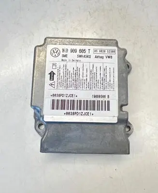 Volkswagen Golf V Airbag control unit/module 1K0909605T 05H020S2300 0038PD1ZJCE1