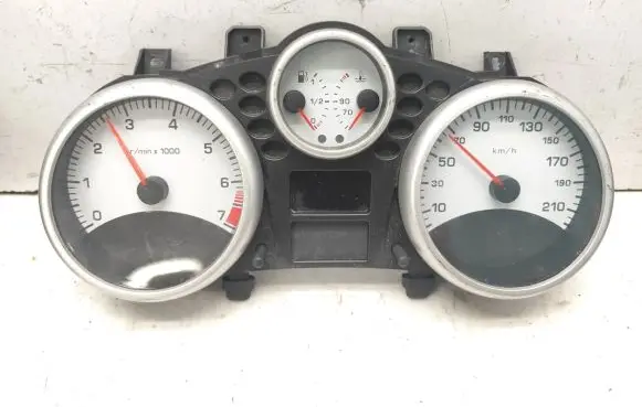 Peugeot 206+ Speedometer (instrument cluster) 9673798980 503001916500