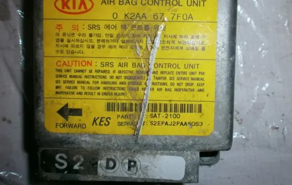 KIA Shuma Airbag control unit/module 0K2AA677F0A