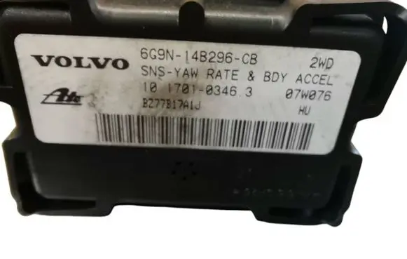 Volvo S80 ESP acceleration yaw rate sensor 6G9N14B296CB B277B17AIJ 10170103463