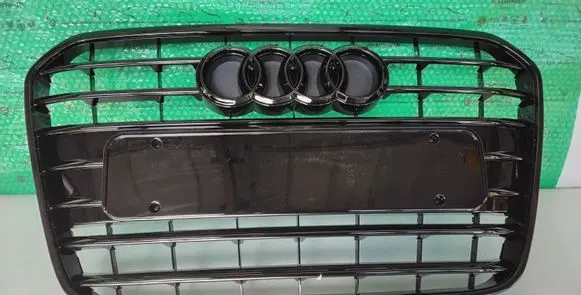 Audi A6 S6 C7 4G Front bumper upper radiator grill 4G0853653A 4G0853651