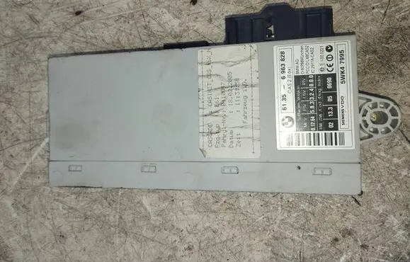 BMW 5 E60 E61 CAS control unit/module 6963828 5WK47995 CAS2E6S