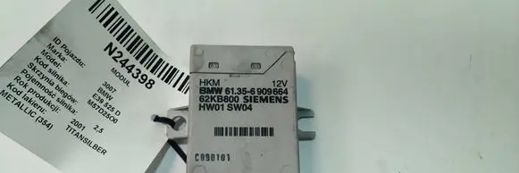 BMW 5 E39 Central body control module 61.35-6909664