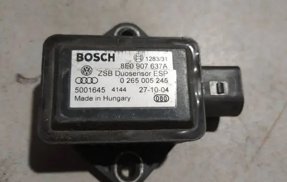 Audi A6 S6 C5 4B ESP acceleration yaw rate sensor 8E0907637A