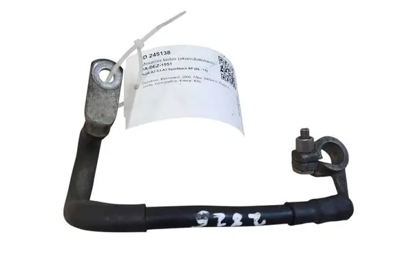 Audi A3 S3 A3 Sportback 8P Negative earth cable (battery) 1T0971235A