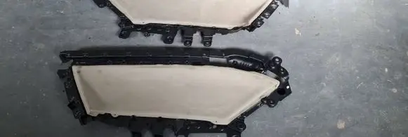 Audi A5 8T 8F Rear door card panel trim ALCANTARA LIGHTGRAU