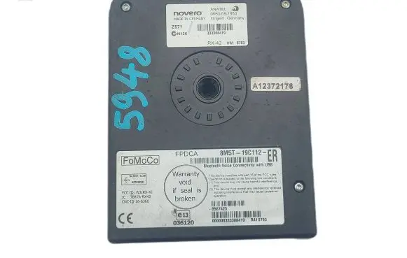 Ford Mondeo MK IV Bluetooth control unit module 8M5T19C112ER 0567423 000000333388419
