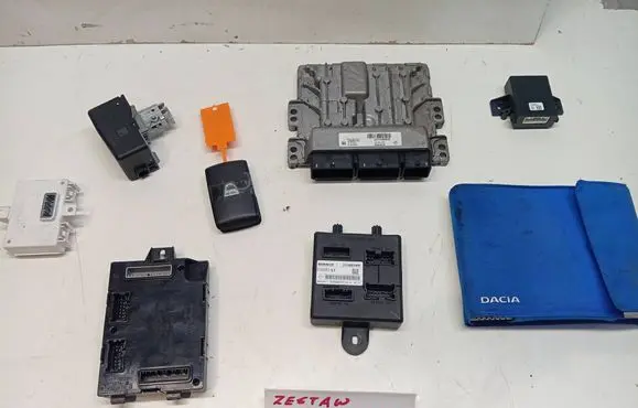 Dacia Duster II Engine ECU kit and lock set 237107137R 231A00940R 284B17687R