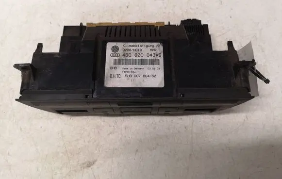 Audi A6 S6 C5 4B Climate control unit 4B0820043AG 5HB00760462