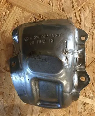 Heat shield in engine bay