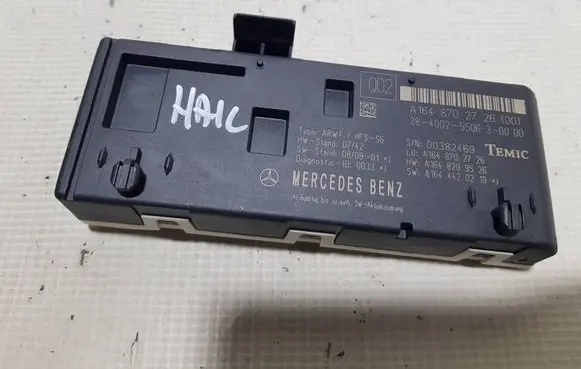 Mercedes-Benz ML W164 Tailgate/trunk control unit/module 1648702726DD A1648702726