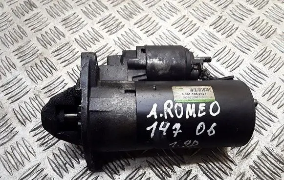 Alfa Romeo 147 Starter motor 0001108202 500521093010