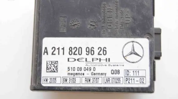 Mercedes-Benz E W211 Other devices A2118209626
