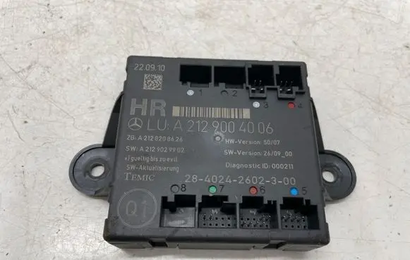 Mercedes-Benz E W212 Door control unit/module A2129004006 A2128208626 A2129029902