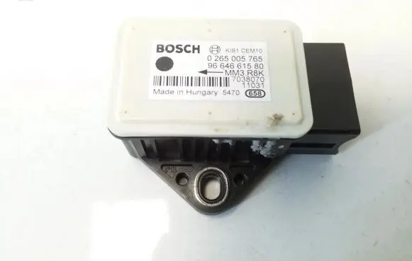 ESP acceleration yaw rate sensor