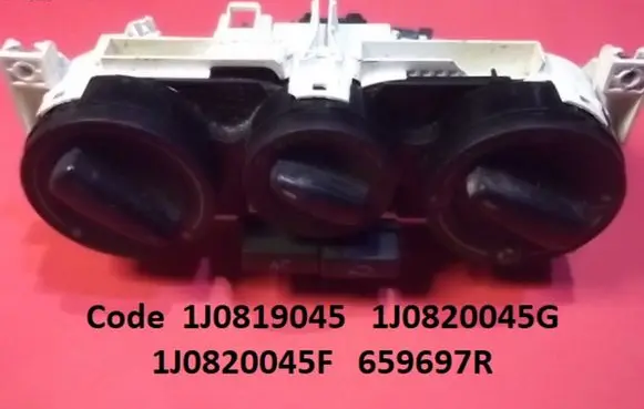 Volkswagen Golf IV Climate control unit 1J0819045 1J0820045G