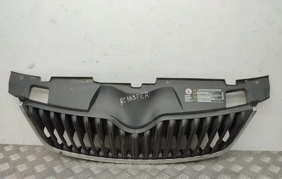 Skoda Roomster (5J) Front bumper upper radiator grill 5J0853668C