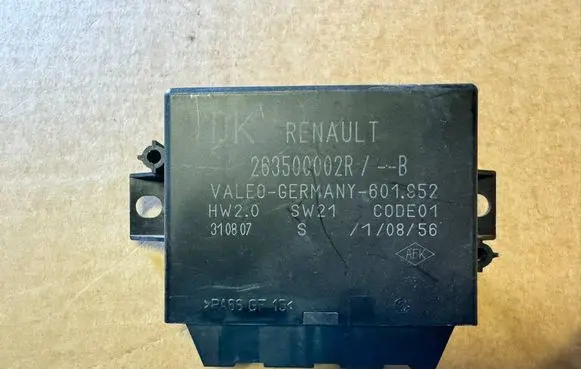 Renault Laguna III Parking PDC control unit/module 263500002R 601952