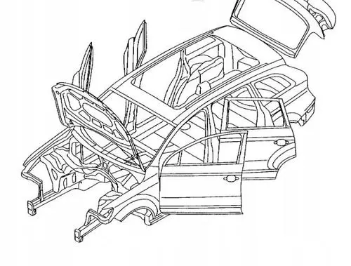 Volkswagen Golf V Front door DRZWI3525
