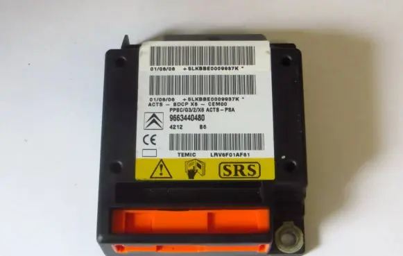 Citroen C6 Airbag control unit/module 9663440480 LRV6F01AF61 5LKBBE0009937K